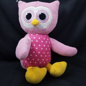 2017 PROGRESSIVE PLUSH "ABIGALE" PINK OWL #290942